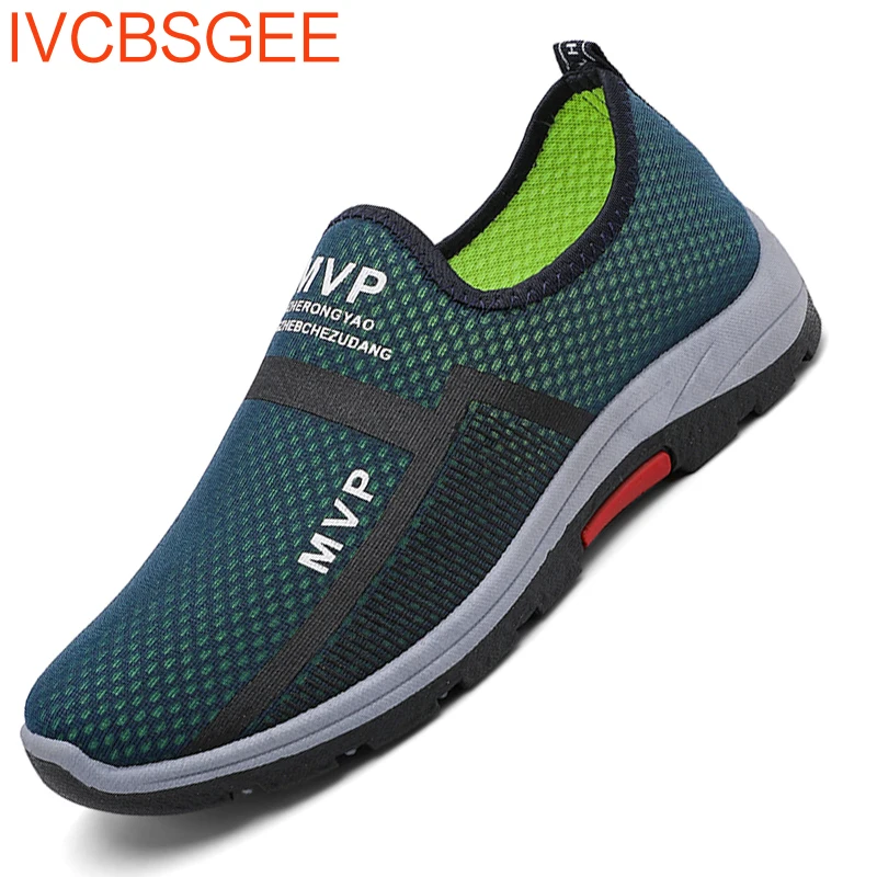 

Mesh Men Casual Shoes Summer Lightweight Sneakers Men Outdoor Walking Shoes Breathable Slip on Mens Loafers 45 Zapatillas Hombre