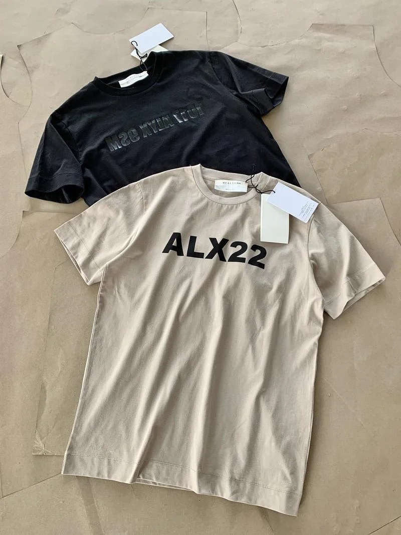 

22SS High Quality 1:1 1017 ALYX 9SM Logo Print ALYX T Shirt Men Women EU Size 100% Cotton ALYX Top Tees