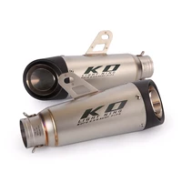 for motocross atv 51mm slide in universal exhaust escape muffler without removable db killer muffler left and right pair