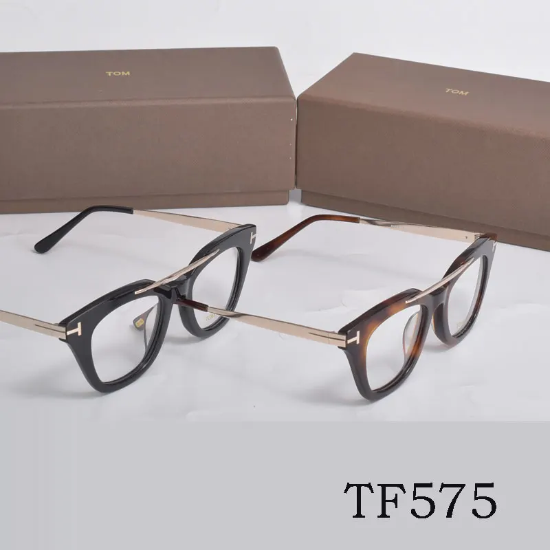 

Vintage Tom For Man Optical Eyeglasses Frames Forde Women Acetate Reading Myopia Prescription Glasses TF575 With Original Box