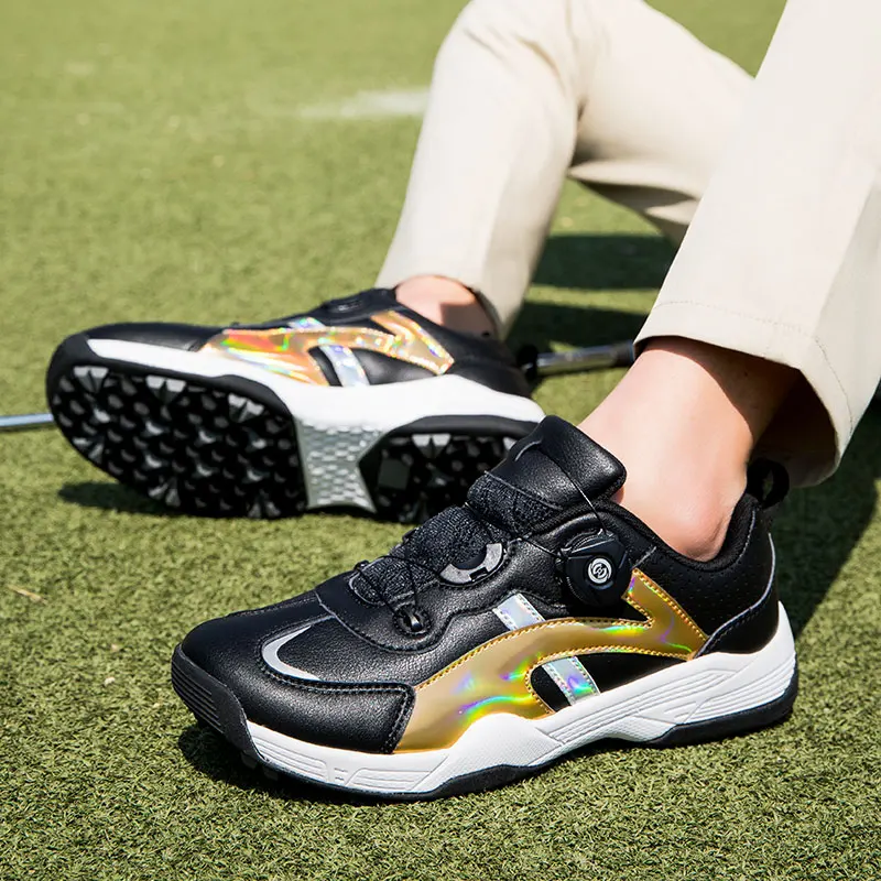 Men's Golf Shoes Men's and Women's Training Golf Shoes Track and Field Grass Walking Jogging Shoes Men's Golf Shoes Size 36-46