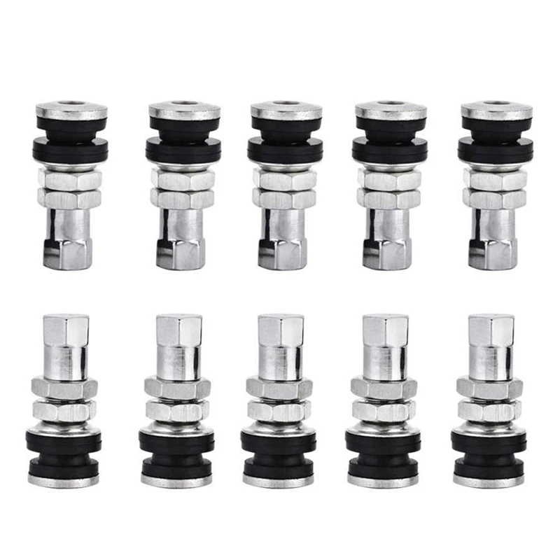 

100 шт. набор стержней клапана шины, металлические стержни клапана колес TR161, пылезащитная крышка для квадроцикла, автомобиля, картинга, лодки...