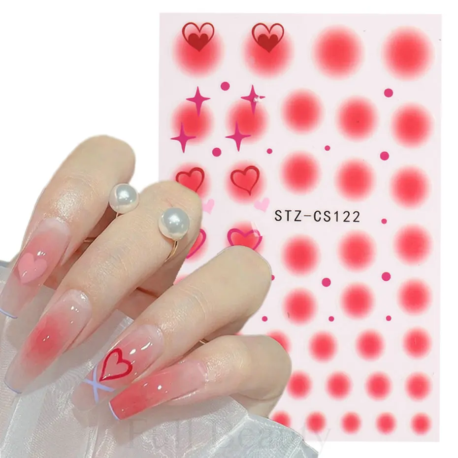 

VISIBLE Plants Flower Nail Art Sticker Spring Floral Leaves Adhesive Transfer Decals Slider DIY Manicure Accessories Decoration