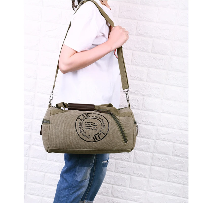 Gym Sports Fitness Bag for Man Travel Luggage Weekend Trend Handbag Swimming Military Tactics Backpack Boston Men'S Shoulder Bag