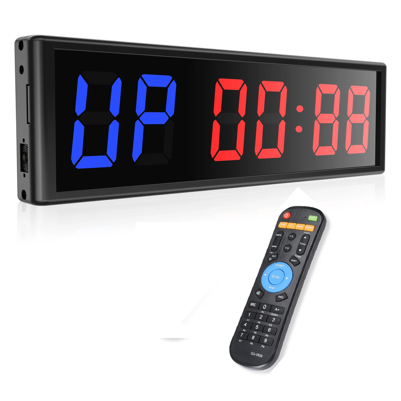 

2.3" Programmable LED Interval Timer Countdown Clock Stopwatch With Remote control Digital Fitness Timer For Home Gym Fitness