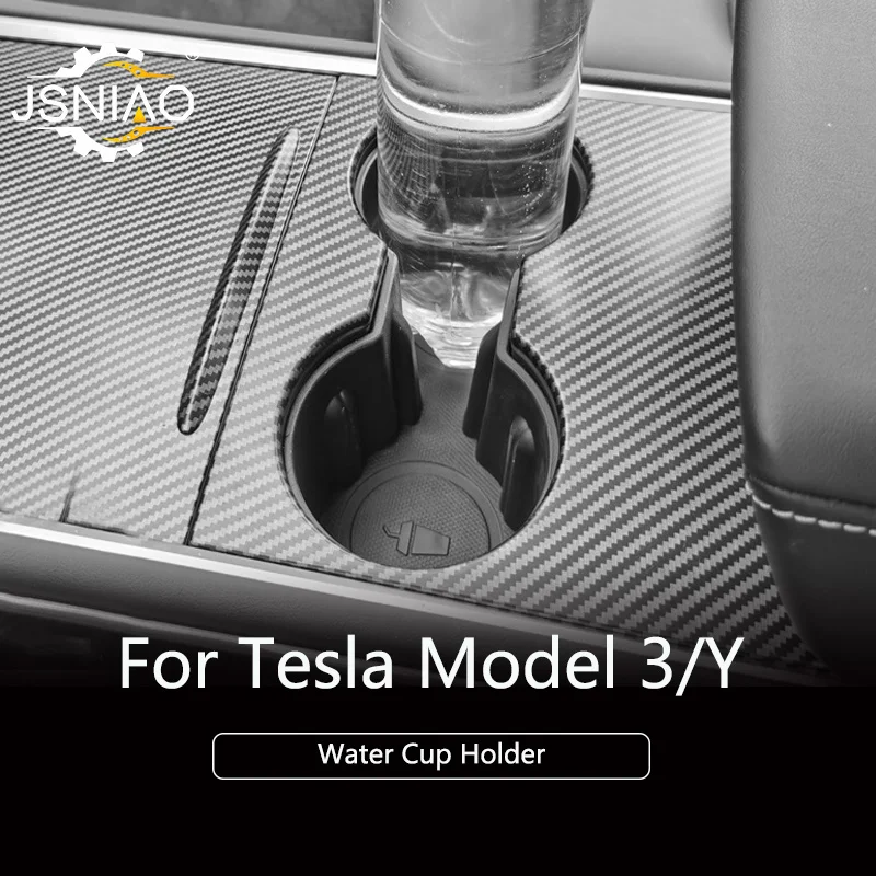 

Центральный держатель для стаканов Tesla model 3/Y, коробка для хранения, подставка для стаканов, вставка, модифицированные аксессуары
