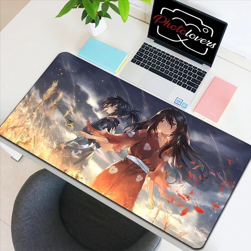 

Pad on the Table Pc Gaming Mouse Mat Dororo KEYBOARD Desk Computer 900 × 400 TABL Extended Pads Gamer Mats Mausepad Mousepad Hot
