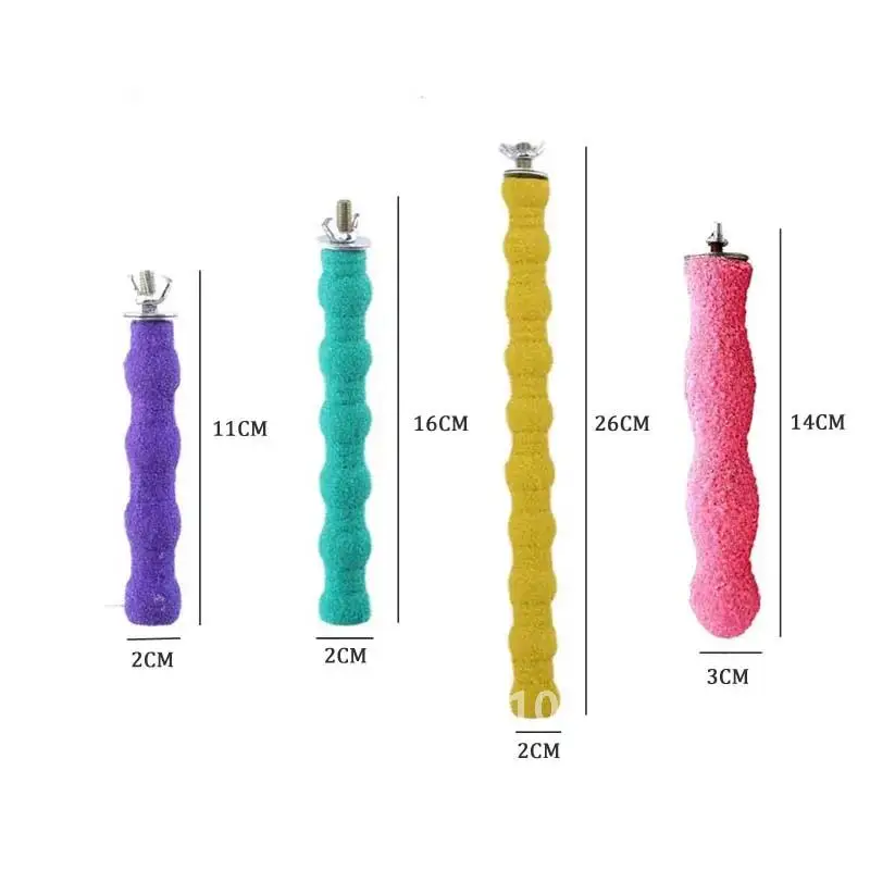 Шлифовальная палочка для птичьей лапы клетка попугая стоячая стойка сплошной