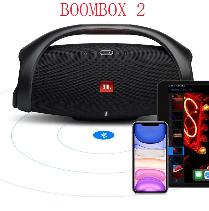 Boombox 2 Portable Wireless Bluetooth Music Player with Waterproof Ipx7, Deep Load Box, 4 Flip Audio Speaker Air