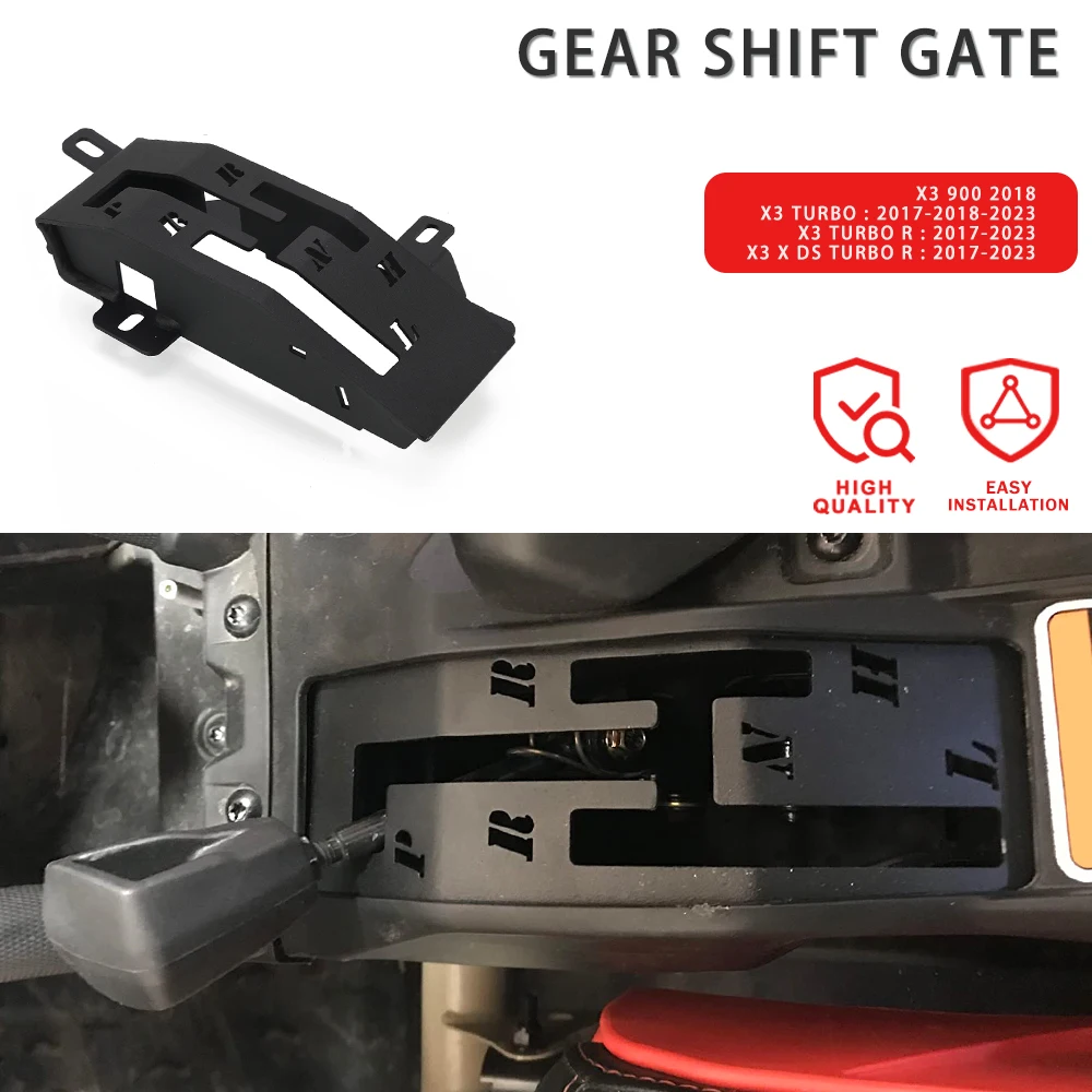 

Shift Gate & Gear Grip Shift Knob Billet Aluminum For Can-Am Maverick X3 Turbo R 900 DS Turbo R RR RC Turbo 2017-2023 2018 2019