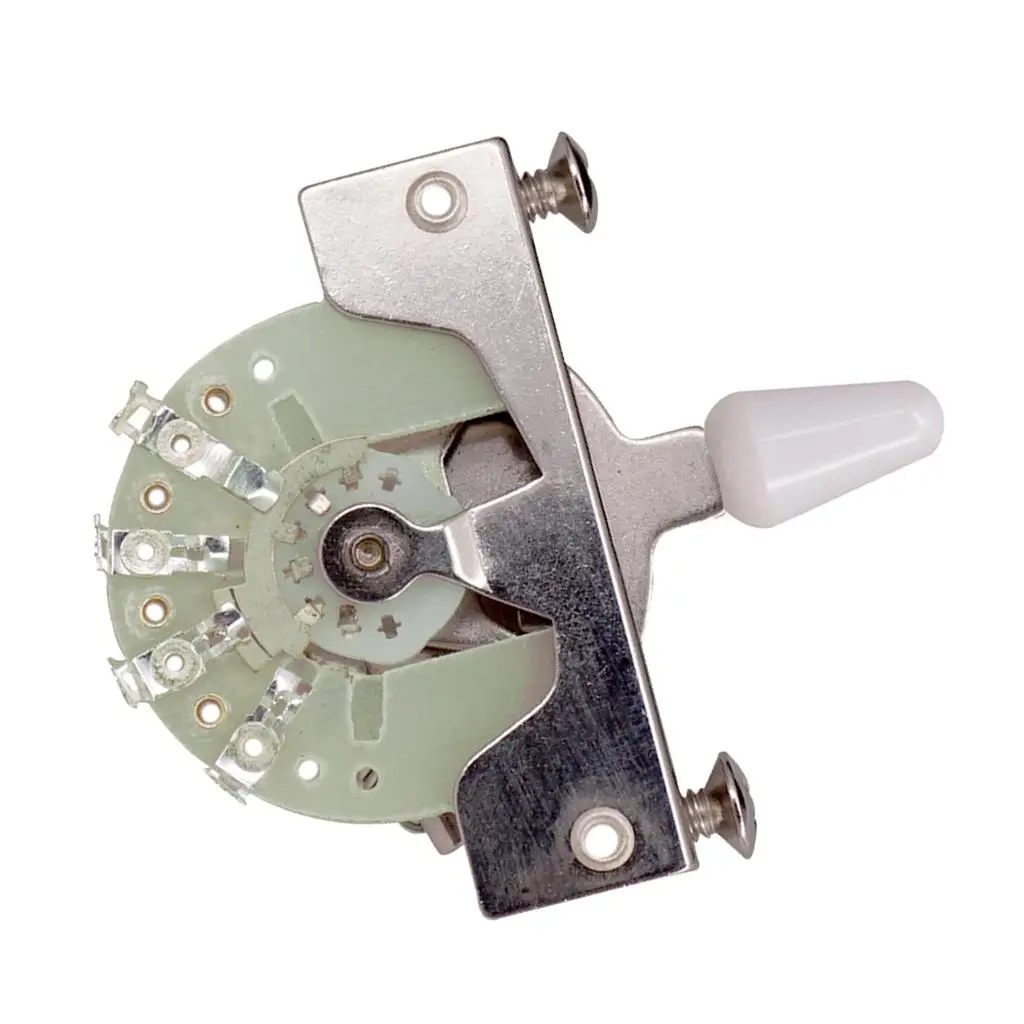 Электрическая гитара 3-way Pickup селектор тональный переключатель белая ручка для TL