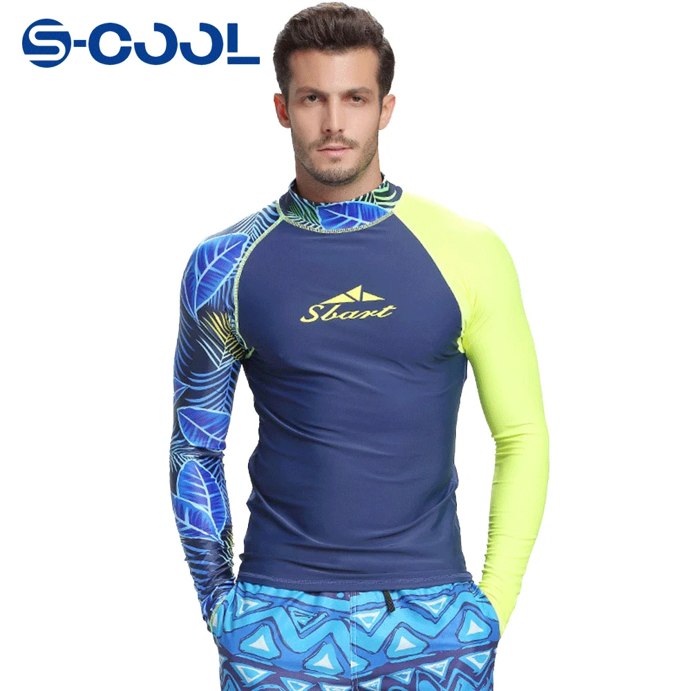 

Men's Split Diving Suit Long Sleeve Swimming Suit Surfing Diving Wetsuit Jellyfish Suit UV Sun Protection Rash Guard