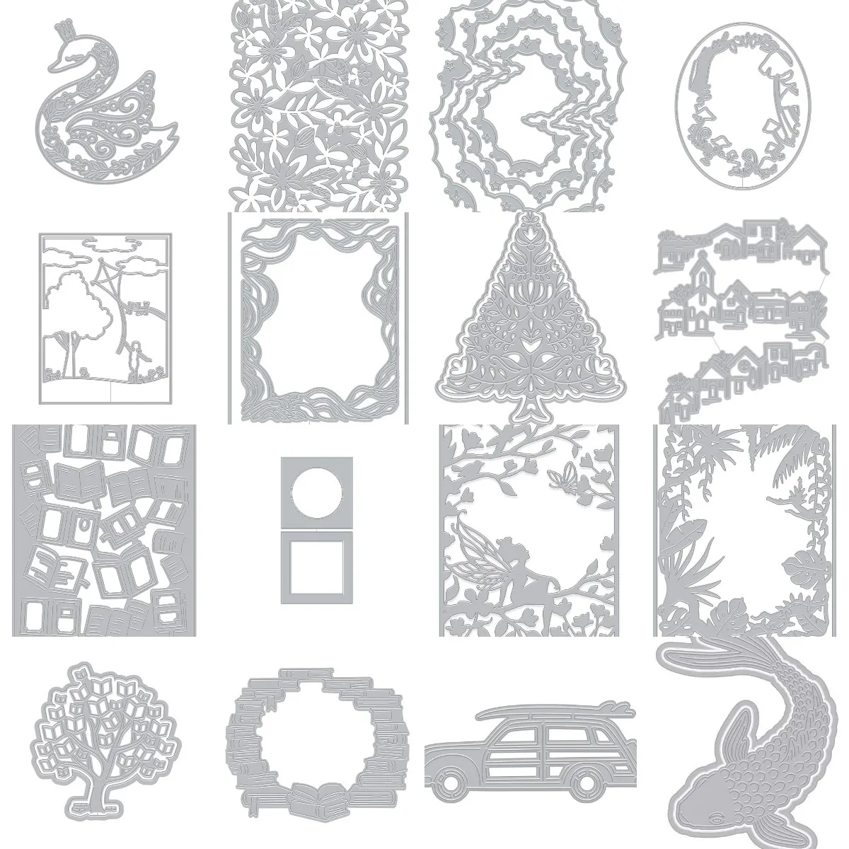 

Exquisite diversiform metal cutting die technology card making template manual DIY New 2022
