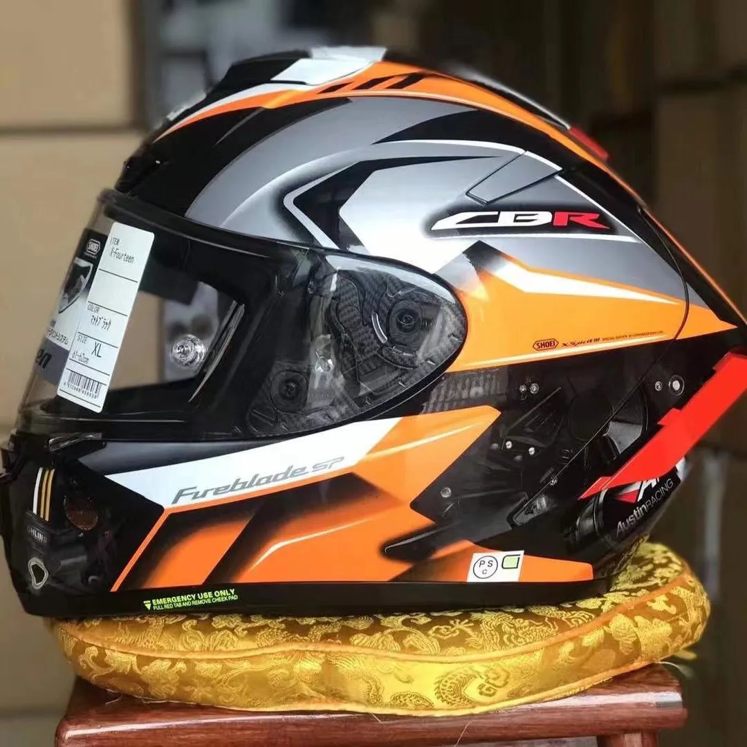 Мотоциклетный полнолицевой шлем X-14 Шлем X-SPIRIT III X-Fourteen Hon Спортивный велосипедный