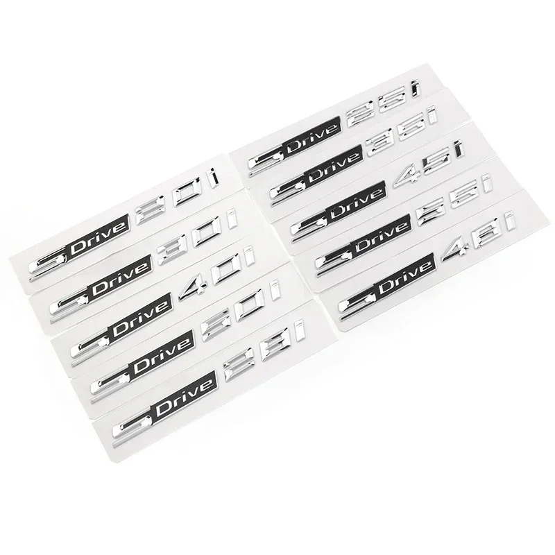 Автомобильные буквы sdrive 20i 25i 28i 30i 35i логотип значок эмблема наклейки для BMW X1 X3 X5 Z4