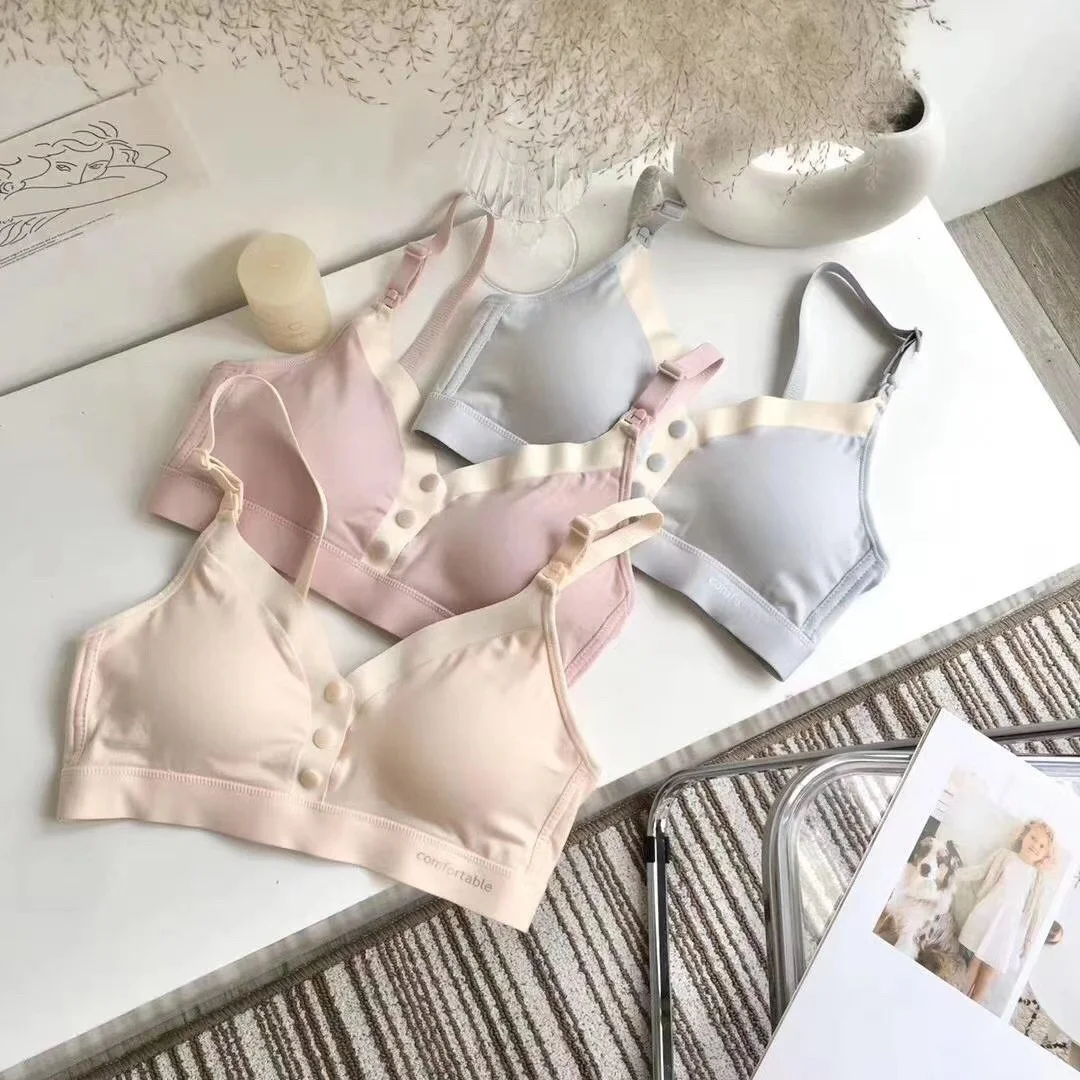 

Pro Light breast-feeding a daifapu pregnant women's underwear is thin. During pregnancy, postpartum women open the front and