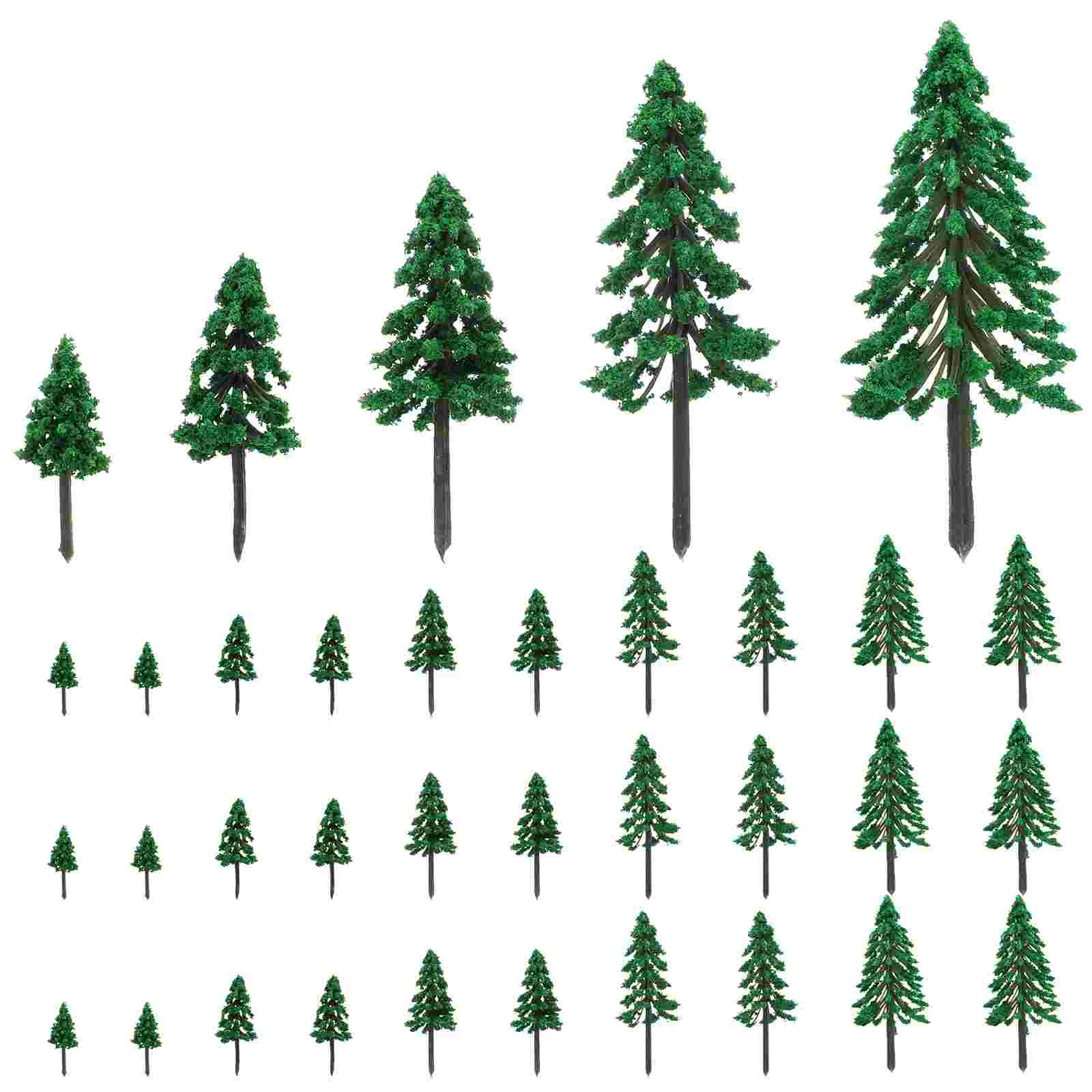 

20pcs Model Trees Sand Table Decoration Model Tree Ornament Miniature Model Tree Pine Tree Models Tree Models Model Pine Trees