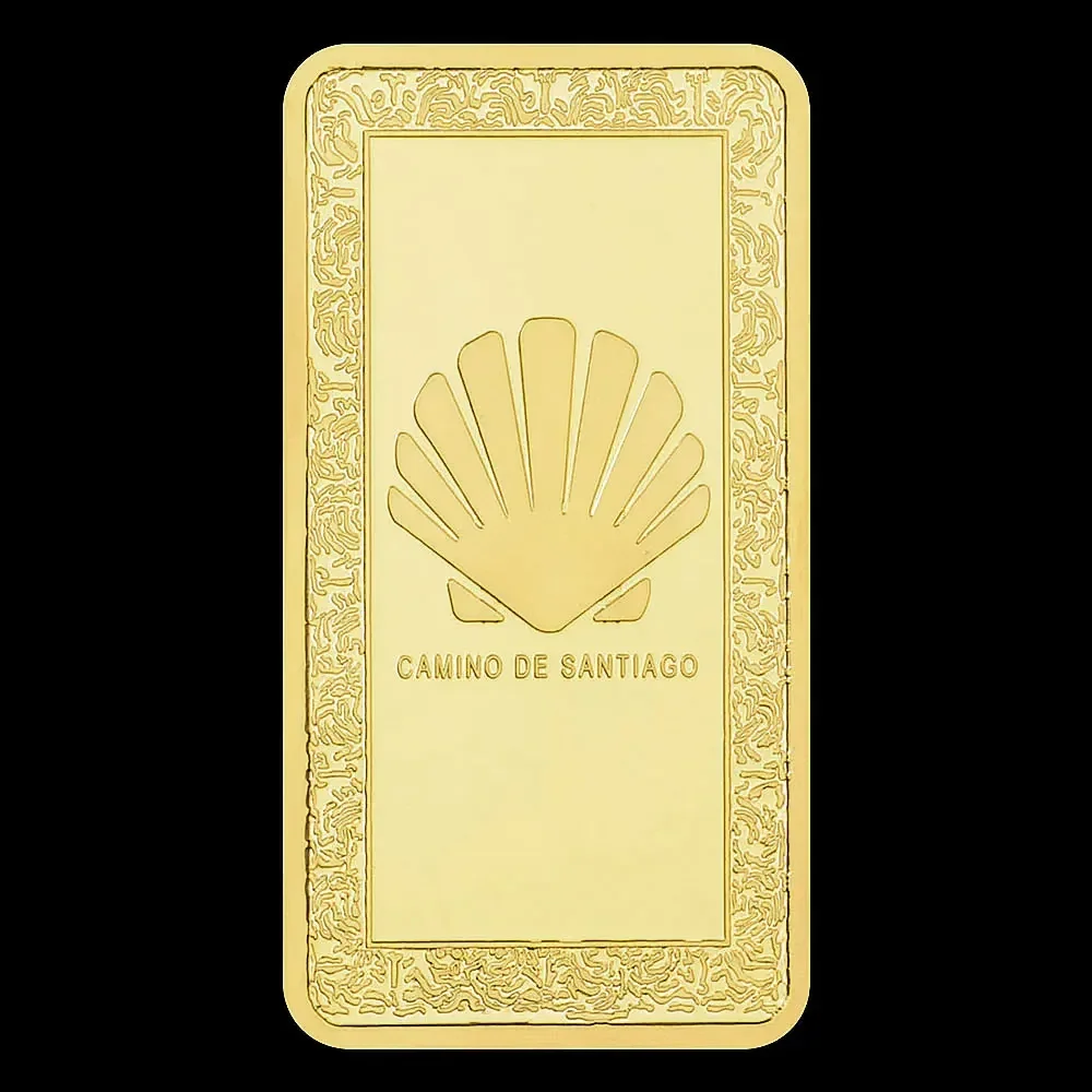 Camino De Santiago позолоченная сувенирная монета для бара коллекционный подарок
