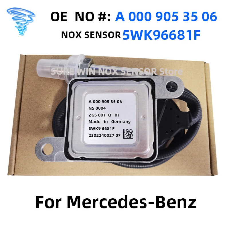 

Оригинальный Новый азотный датчик кислорода 5WK96681F A0009053506 A000 905 35 06 для Mercedes-Benz W205 W164 W166 X164 X66 Sprinter