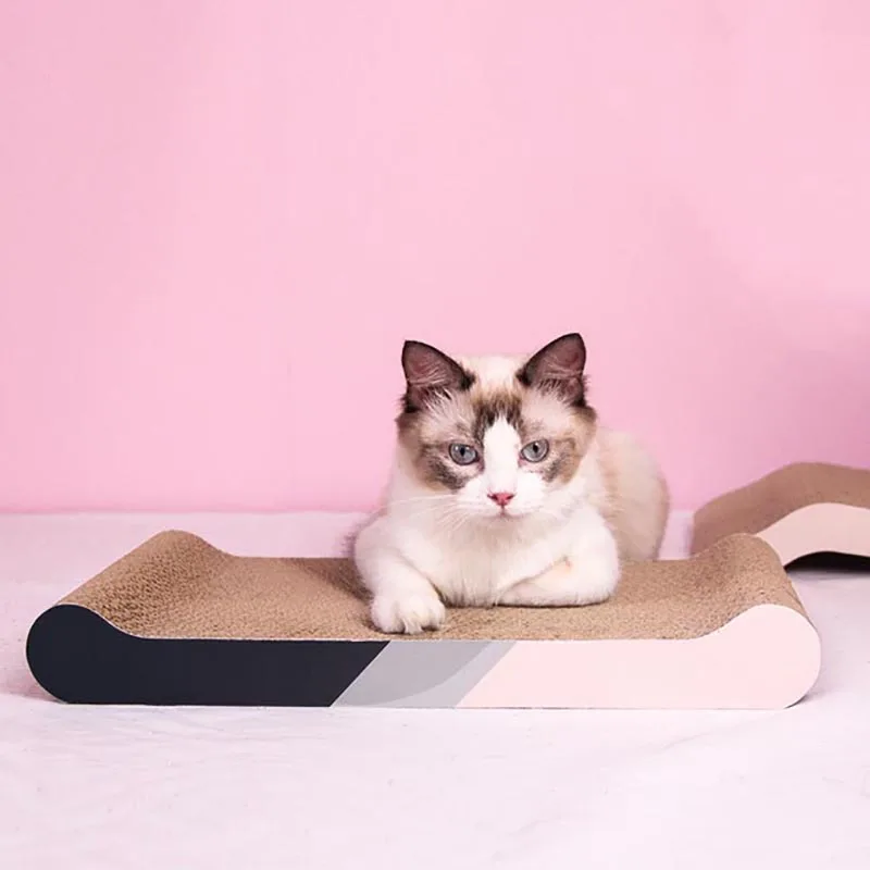 

New Cat Scratch Board Cats Corrugated Cat Claw Board Grinding Nail Scraper Mat Multiple Shapes Board Wear Resistant Pets Toys