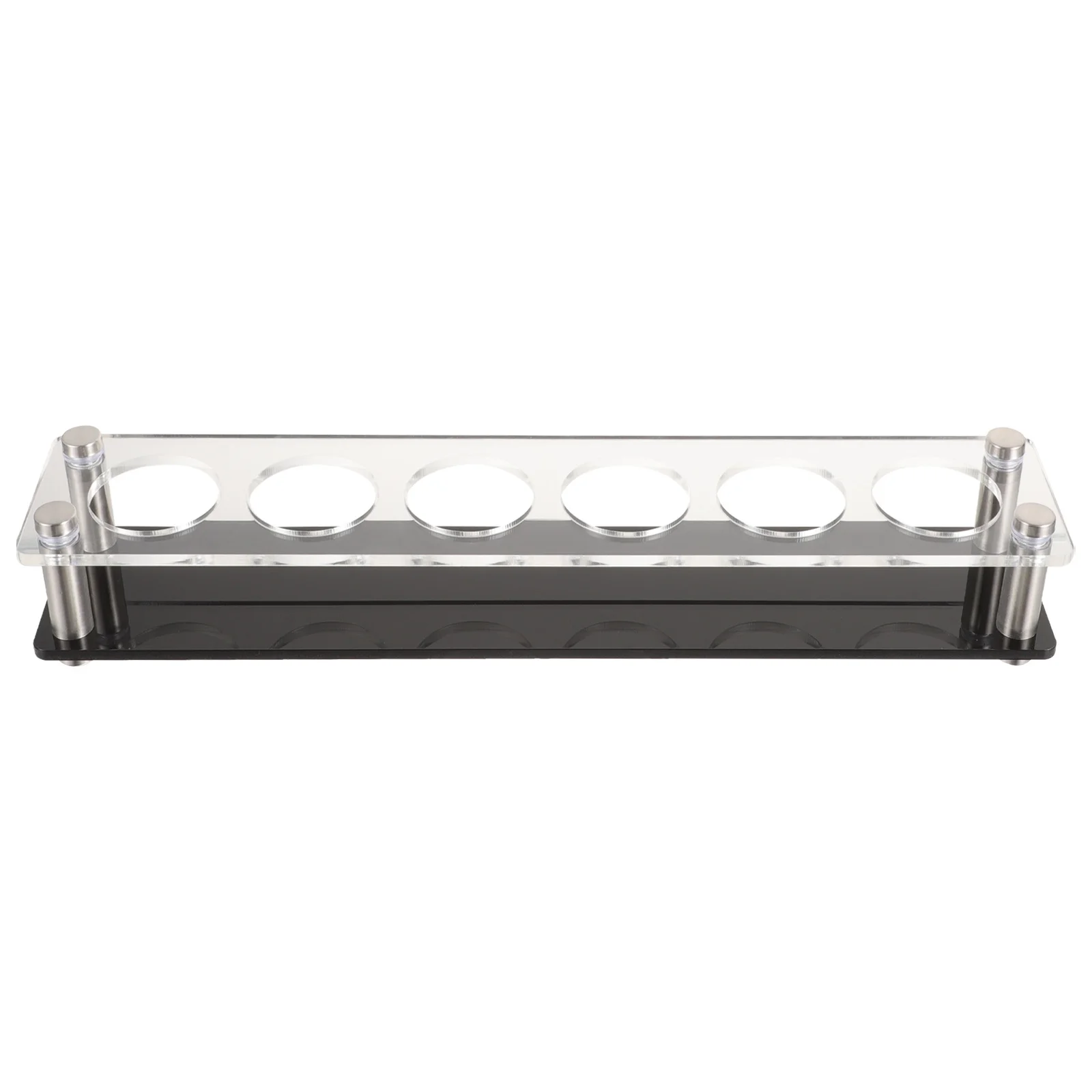 

Shot Glasses Server Acrylic Cup Holder Shot Glasses Serving Tray for Whiskey Brandy