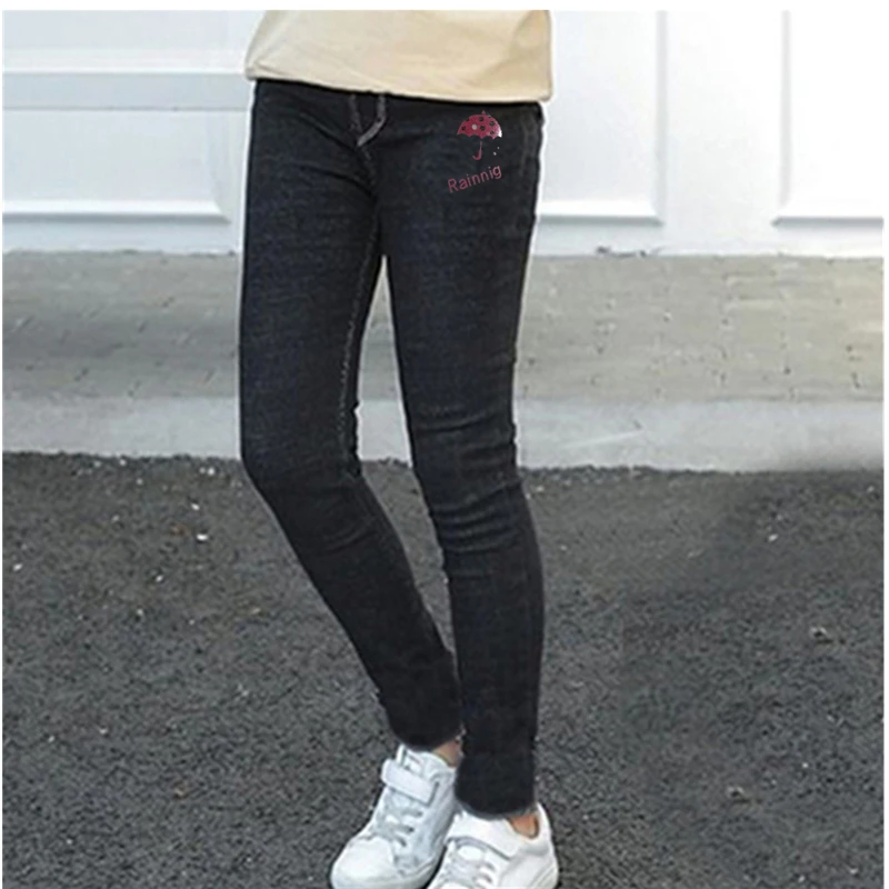 

2023 Girl Jeans Teenage Girl Legging Jeans Denim Cotton Elasticity Jeans Trousers for Girls Pants Casual Pants Kids Clothes
