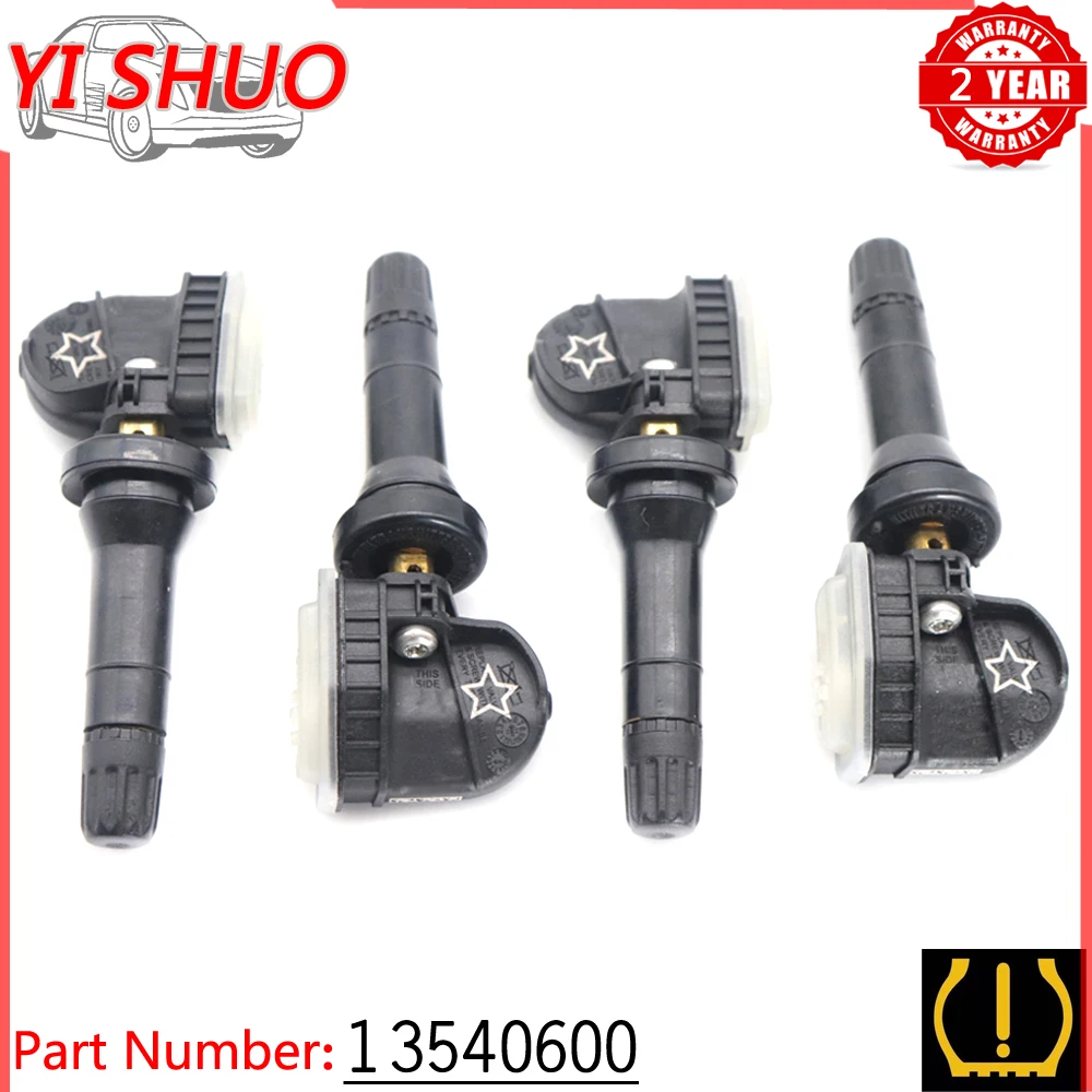 

Car 4PCS TPMS Tire Pressure Sensor Monitoring System 13540600 For GMC Cadillac Buick Chevrolet Hummer H2 Pontiac Saturn 315Mhz