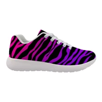 women sneakers female vulcanized shoes zebra stripes printing casual flat shoe mesh trainers sport shoes women basket zapatos