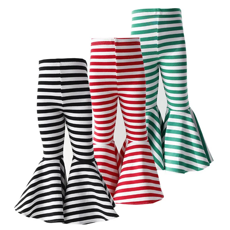 

Fashion Baby Girls Clothes Bell Bottom Boot Cut Pants 2023 Toddlers Zebra Print Skinny Lovely Kids Costume Children Flare Pants