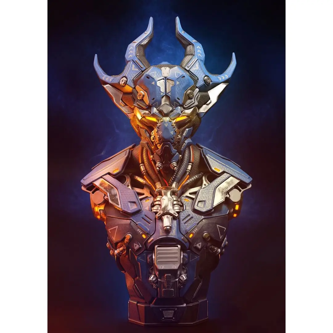 

165mm Resin Model Bust GK， Unassembled and unpainted kit