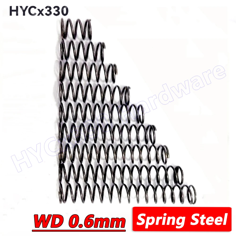 

Компрессионные пружины из стали 0,6х3-14х5-300 мм