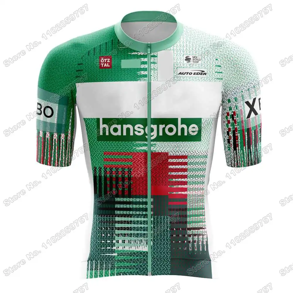 Популярный набор Джерси Hansgrohe Team 2022 для велоспорта летняя одежда рубашки