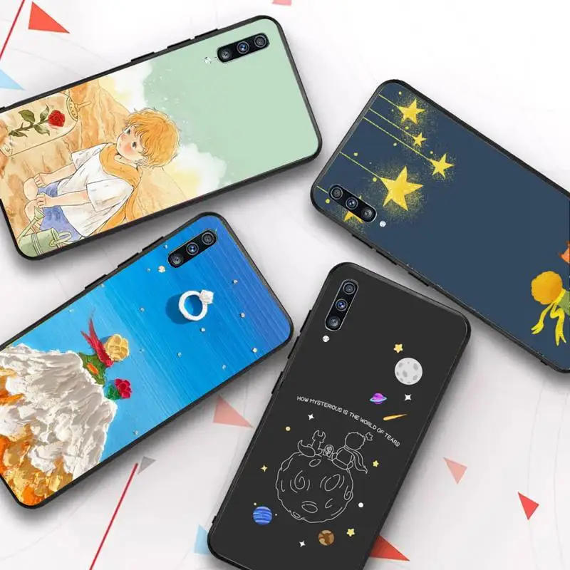 

The Little Prince Starry Sky Phone Case for Samsung A51 A30s A52 A71 A12 for Huawei Honor 10i for OPPO vivo Y11 cover