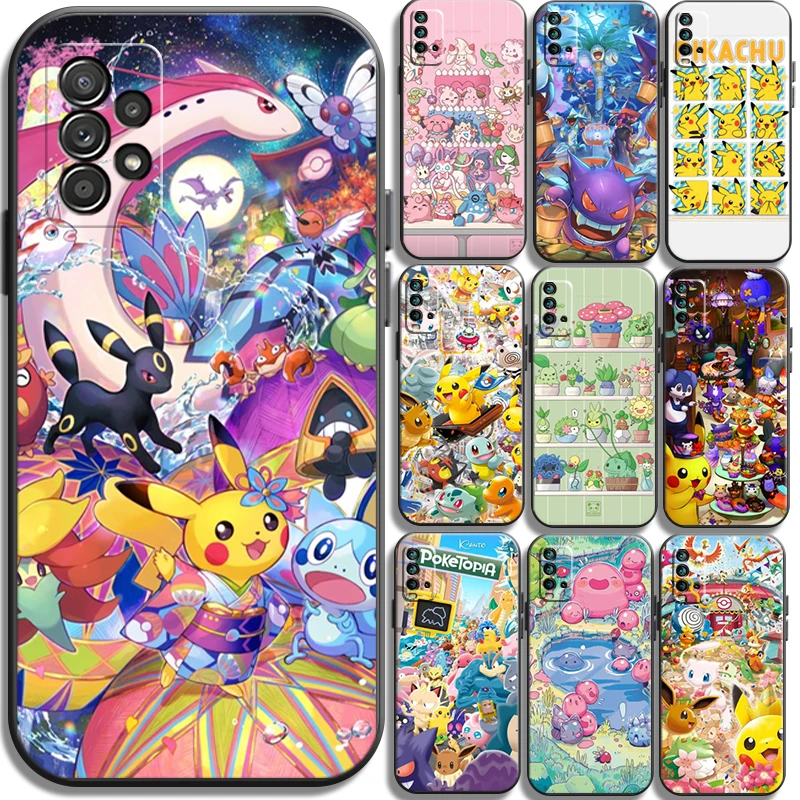 

Pokemon Pikachu Phone Cases For Xiaomi Redmi Redmi 7 7A Note 8 Pro 8T 8 2021 8 7 7 Pro 8 8A 8 Pro Soft TPU Coque Carcasa