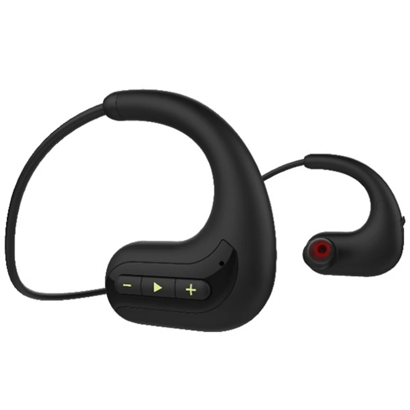 

2 беспроводные наушники IPX8 S1200 водонепроницаемые плавательные наушники спортивные наушники Bluetooth-гарнитура стерео 8G (черный)
