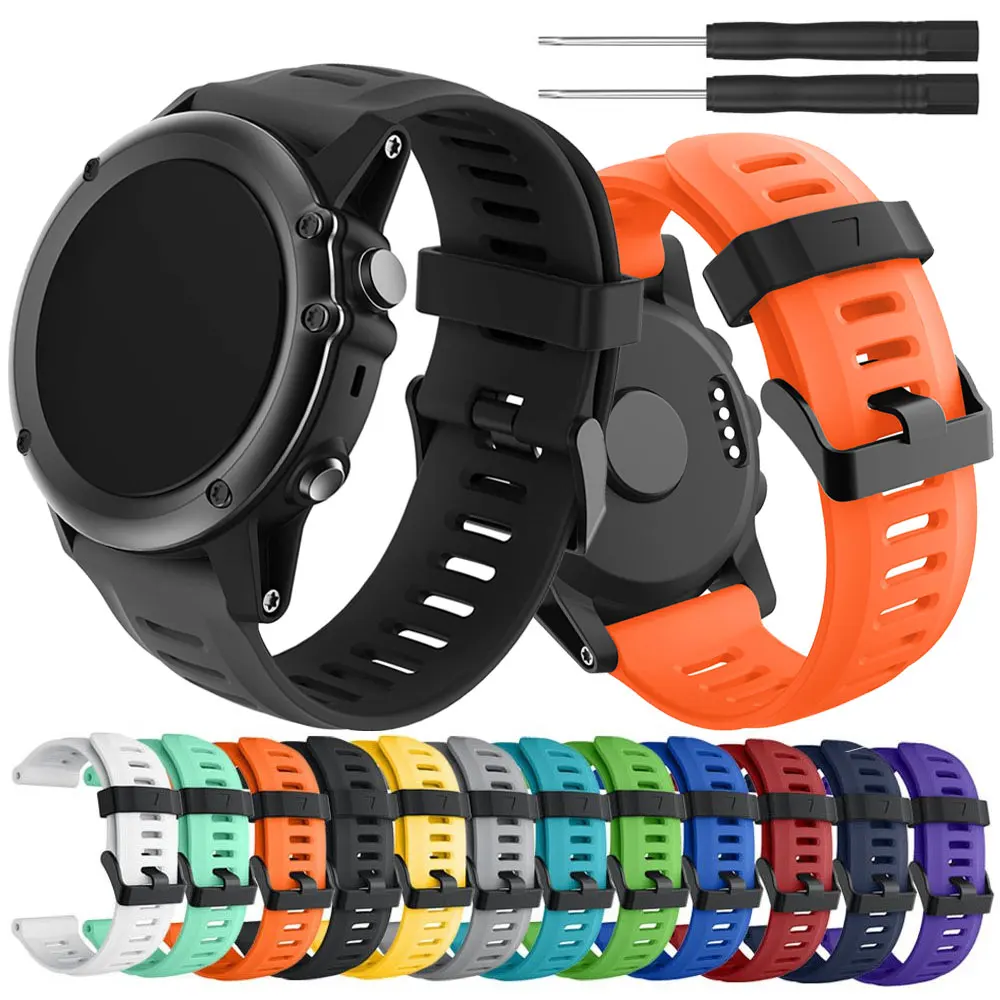 

Силиконовый ремешок для наручных часов Garmin Fenix3 HR Fenix 5X 6X Puls GPS