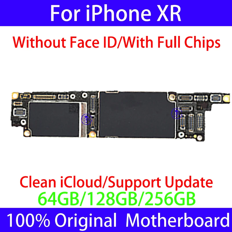 Оригинальная материнская плата для iphone xr x разблокированная iPhone XR/X с/без Face ID с