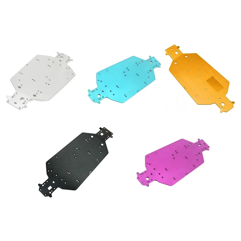 

For HSP 1/10 Aluminum Alloy Base Plate 04001 Chassis 94111 Cart 94170 94107,Modified And Upgraded Accessories Silver
