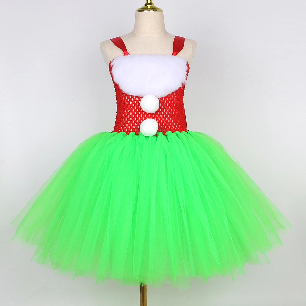 Детский маскарадный костюм Санта-Клауса для девочек