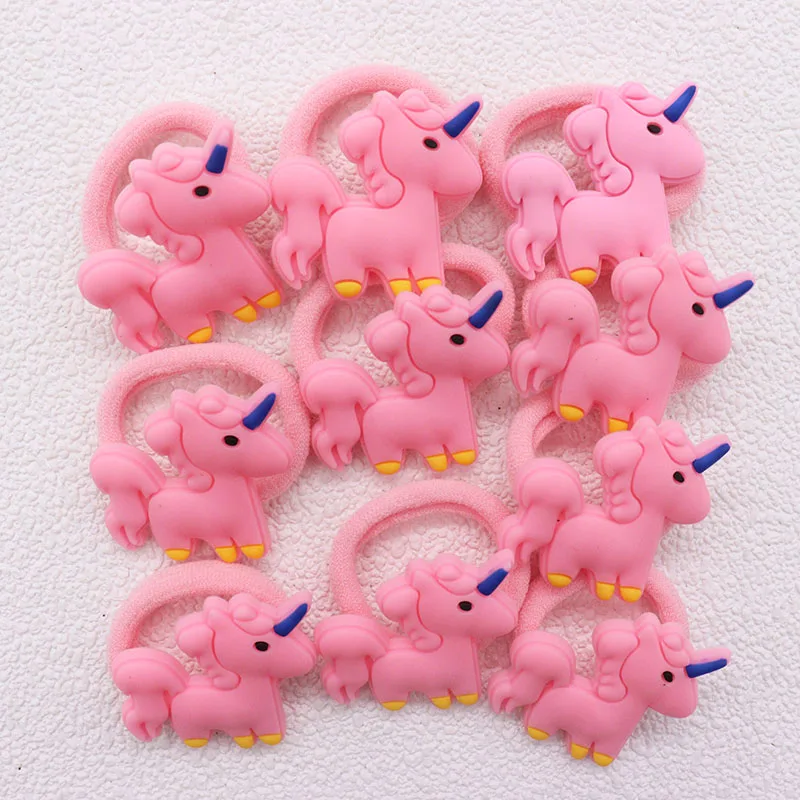 

2 шт., Детские резинки для волос с единорогом