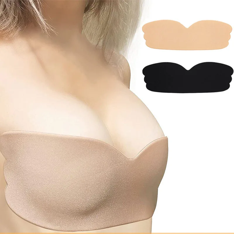 

Женские бюстгальтеры невидимая накладка на сосок, Женская чашка с эффектом подтяжки, Женский клейкий бюстгальтер с эффектом пуш-ап