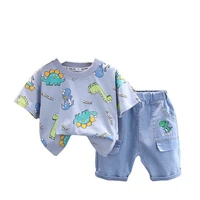 new summer baby clothes suit children boys girls fashion cartoon t shirt shorts 2pcssets toddler casual costume kids tracksuits