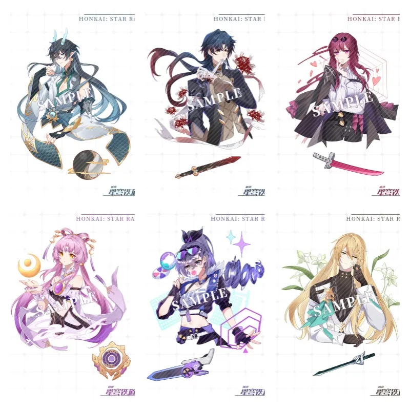 Акриловые фигурки аниме Honkai
