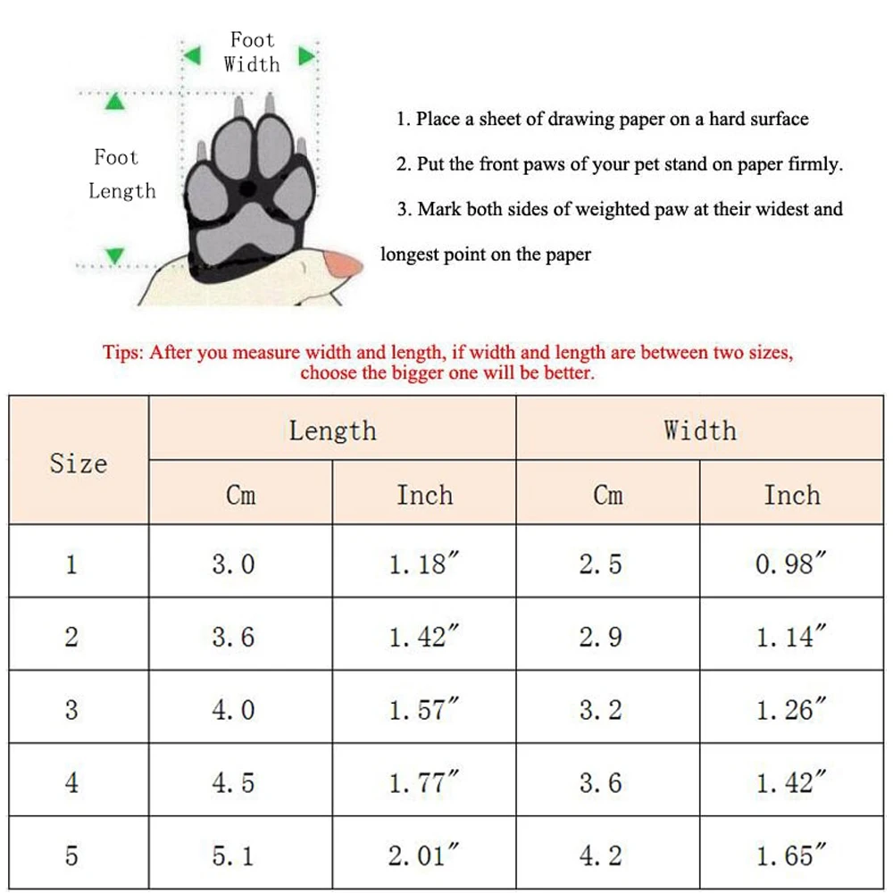 

4pcs/set Waterproof Winter Pet Dog Shoes Anti-slip Rain Snow Boots Footwear Thick Warm for Small Cats Puppy Dogs Socks Booties