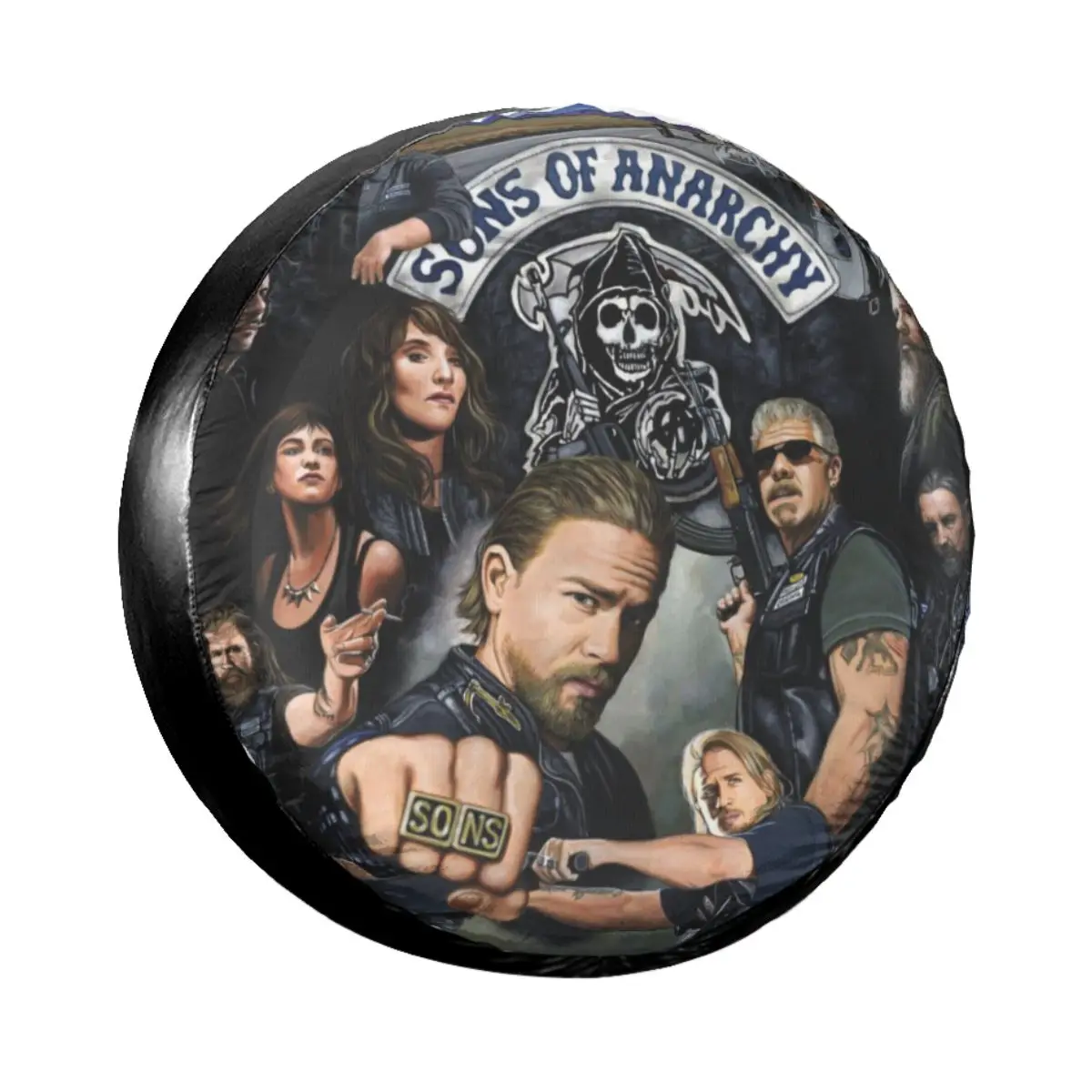 

Задняя крышка из тяжелого металла для запасных шин для Jeep Hummer Sons Of анархии