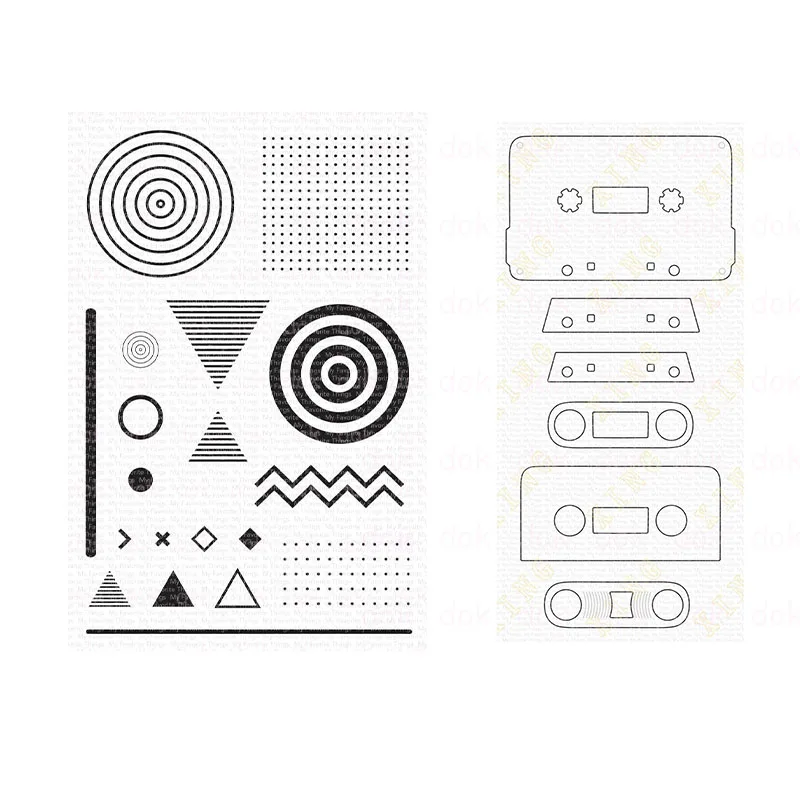 

New 2023 Take Shape Clear Stamps No Cutting Dies For DIY Scrapbooking Paper Card Making Decoration Craft Photo Album Stamps