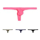 Ультратонкие Бесшовные Мужские стринги, мужские стринги, нижнее белье, дышащие трусики с низкой посадкой