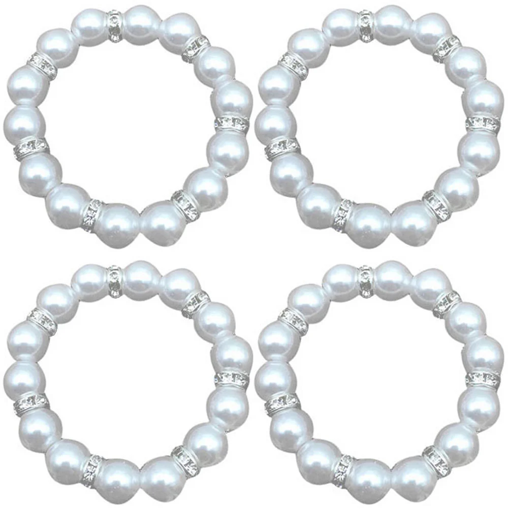 

Napkin Rings Ring Party Wedding Clips Serviette Table Pearl Buckle Holder Rhinestone Dinner Setting Animal Buckles Clasps Bling