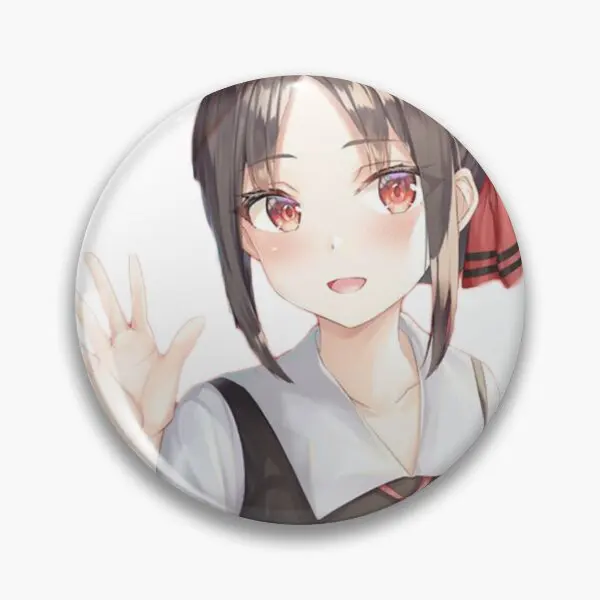 

Мягкая Металлическая Булавка Kaguya Shinomiya для влюбленных, ювелирные изделия для одежды, Забавный Милый воротник, модный креативный декор, знач...