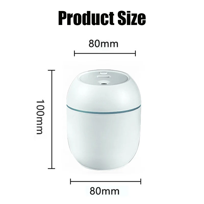 Портативный диффузор для ароматерапии 250 мл светодиодный Ночная лампа